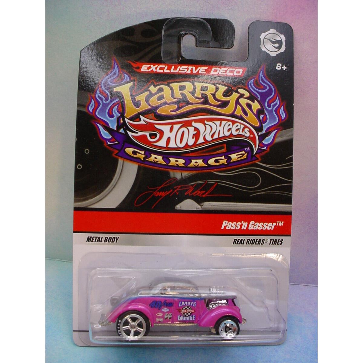 Larry`s Garage Pass`n Gasser Pink Lrw Chase Walmart Exclusive Deco Hot Wheels