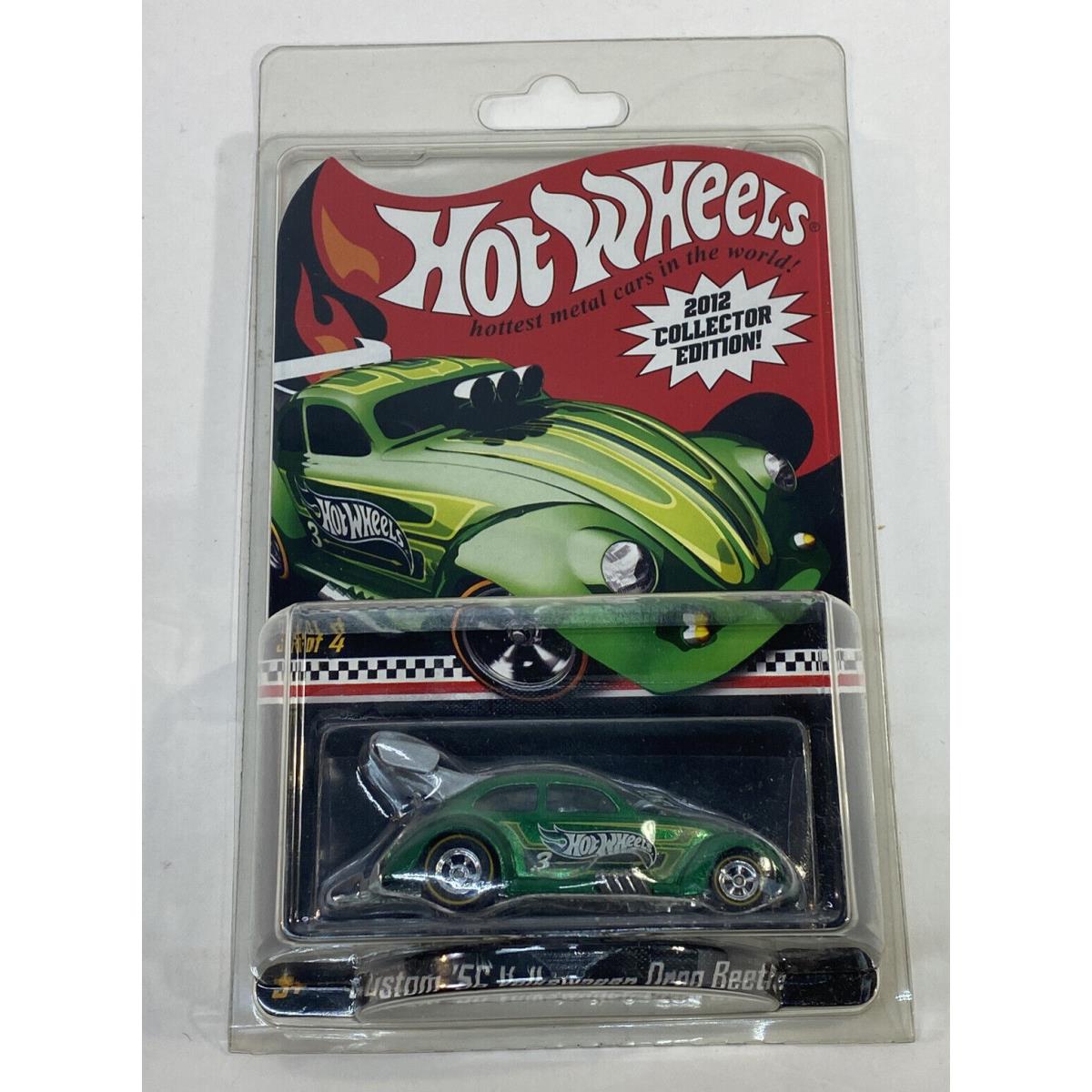 Hot Wheels Custom `56 Volkswagen Drag Beetle Rlc 2012 Collector Edition