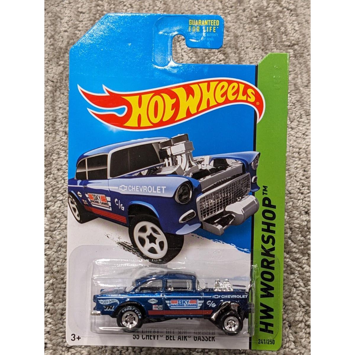 2013 Hot Wheels 5 Chevy Bel Air Gasser Super Treasure Hunt Moc Awesome