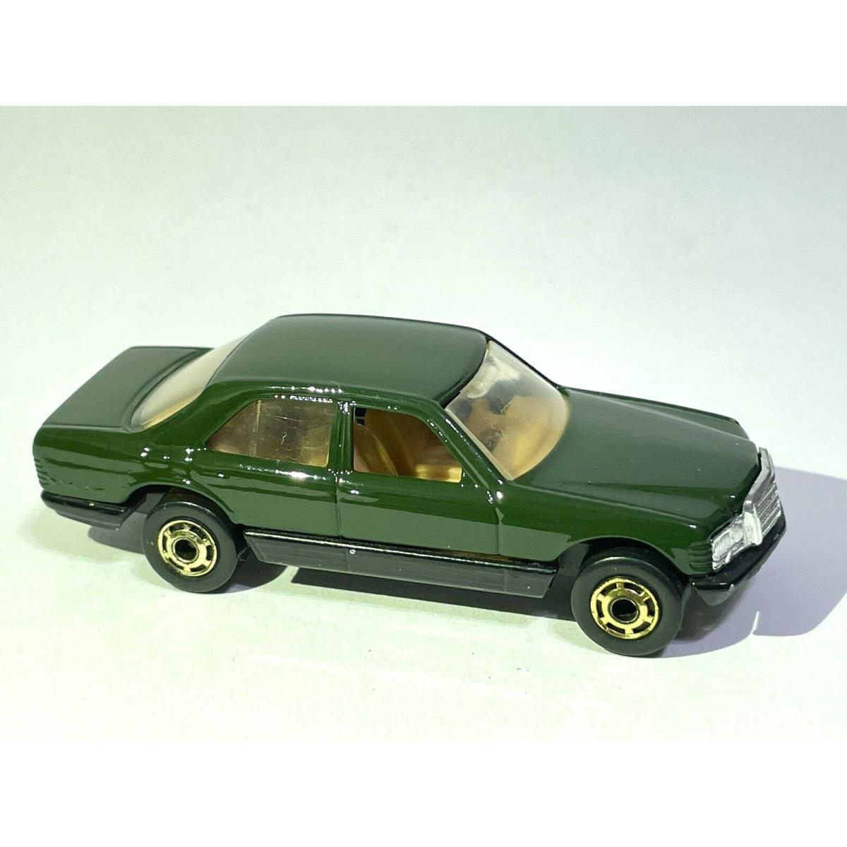 1982 Hot Wheels Custom Made Mercedes 380 Sel British Racing Green Gloss Paint