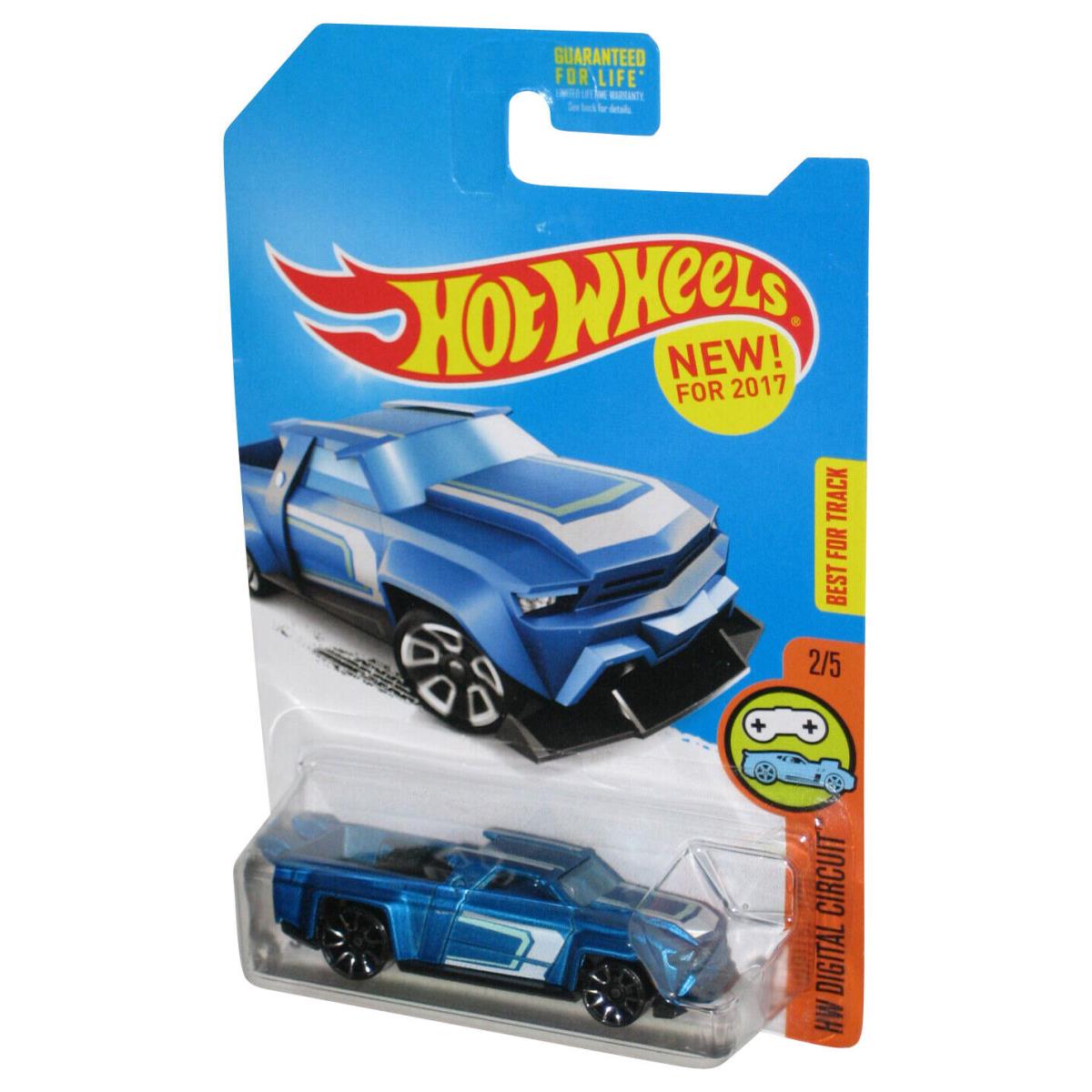 Hot Wheels HW Digital Circuit 2017 Blue Solid Muscle Toy Car 2/5