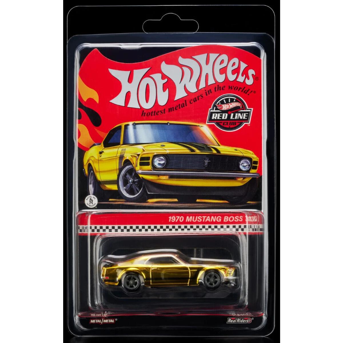 Hot Wheels Rlc Gold 1970 Ford Mustang Boss 302