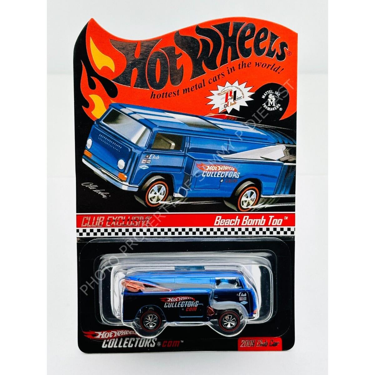 Hot Wheels 2006 Rlc Redline Club Beach Bomb Too Blue 70/6000 Low Number