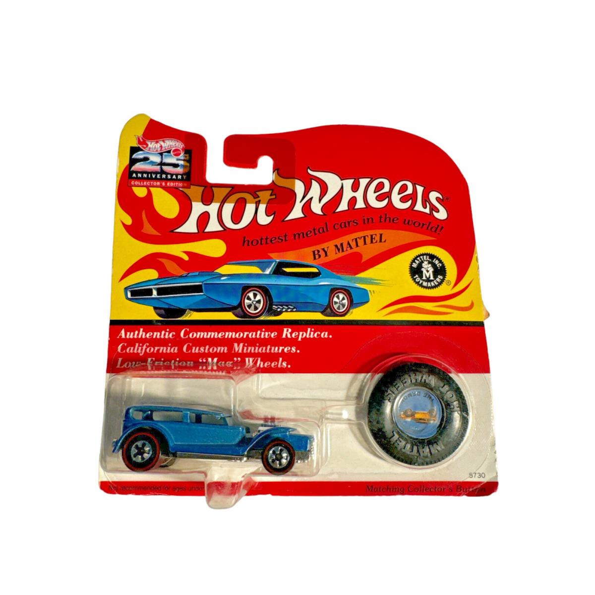 Hot Wheels Redline 1969 Demon Blue/ Black Interior /original Package