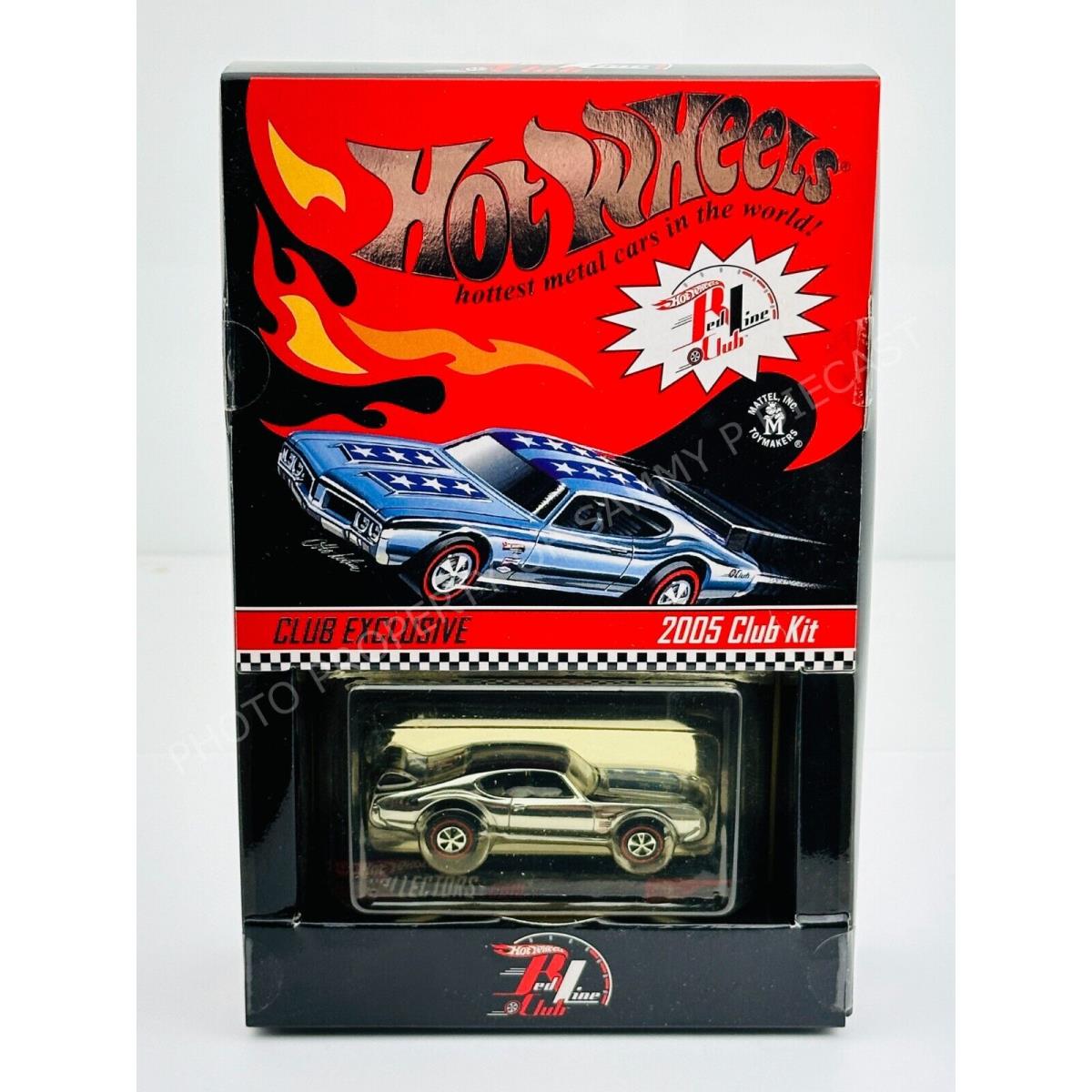 Hot Wheels 2005 Rlc Redline Club Kit Olds 442 Chrome Silver 445/5000