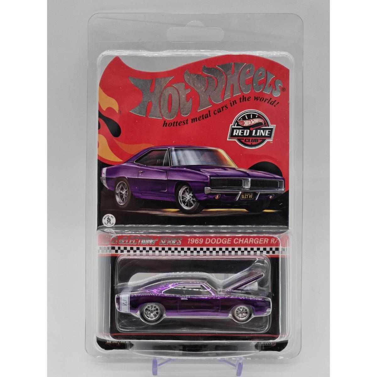 In Protector - Hot Wheels Rlc - 1969 Dodge Charger R/t - Purple