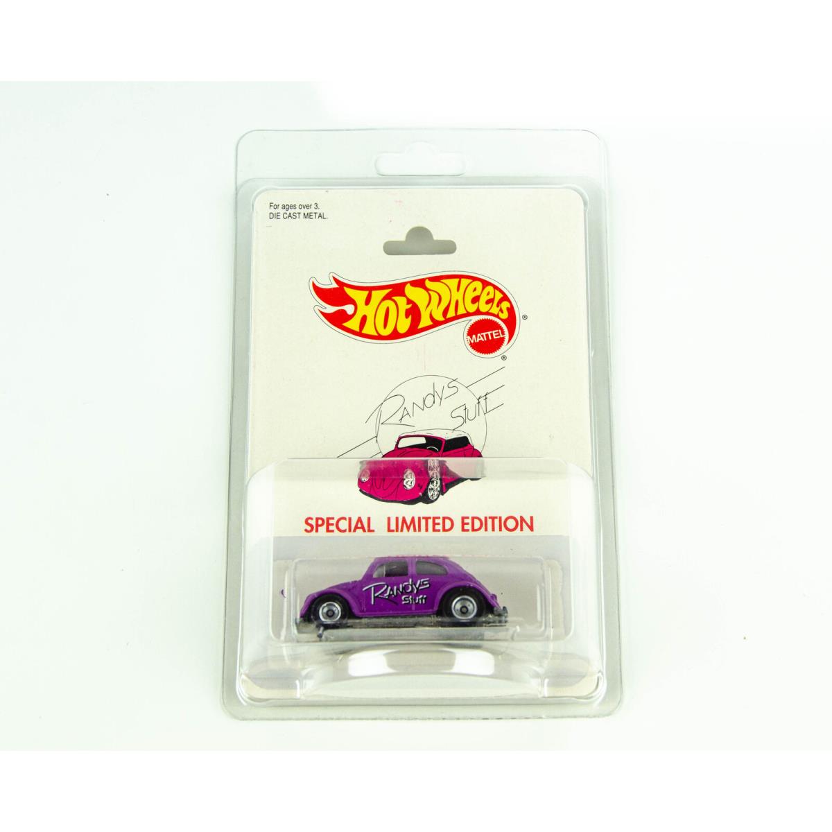 Limited Edition Hot Wheels Randys Stuff VW Bug Purple Volkswagen Beetle