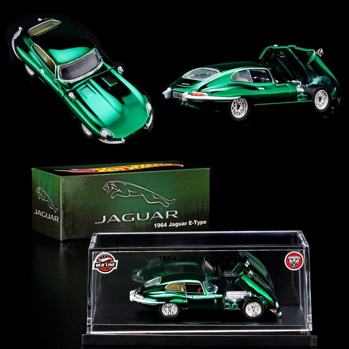 Hot Wheels 2023 Rlc 1964 Jaguar E-type British Racing Green Diecast 01133/30000