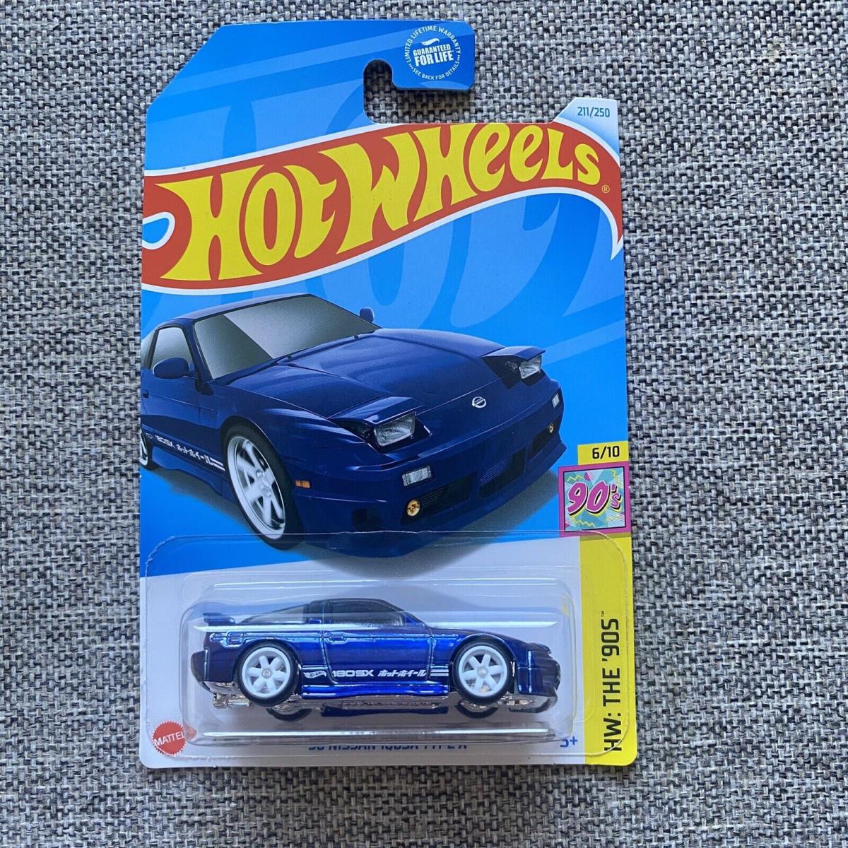 2024 Hot Wheels Super Treasure Hunt 96 Nissan 180sx Type X Ship in Protector