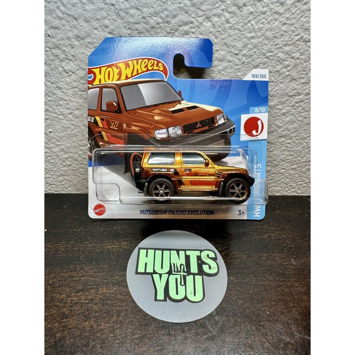 Hot Wheels 2024 Super Treasure Hunt Short Card Mitsubishi Pajero Evolution