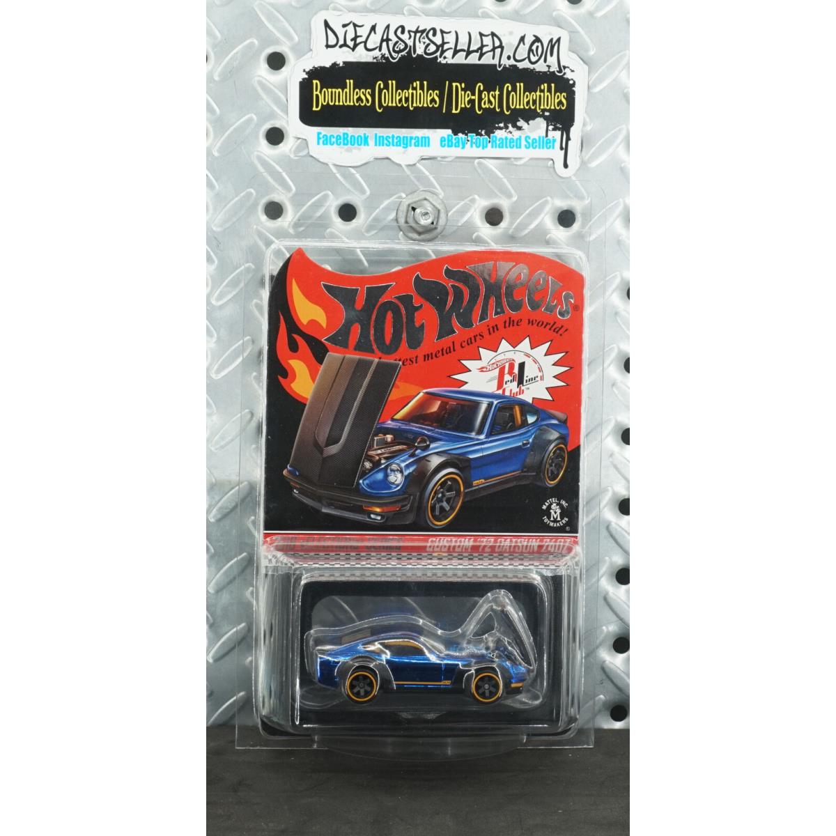 Hot Wheels 2018 Rlc Selections Red Line Custom `72 Datsun 240Z Blue 8010/ 20000