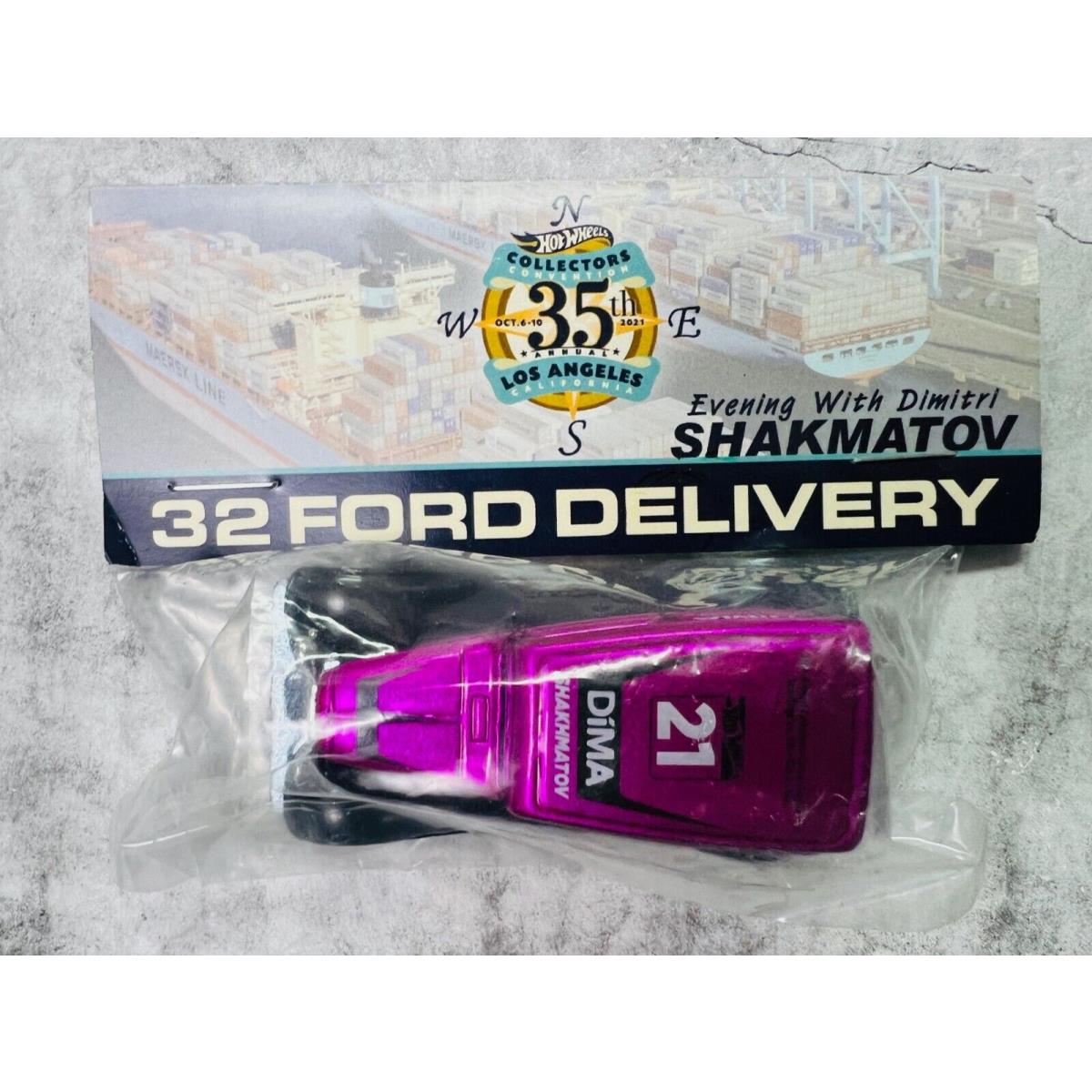 Collectors Convention 35th Hot Wheels Dinner 32 Ford Delivery Purple