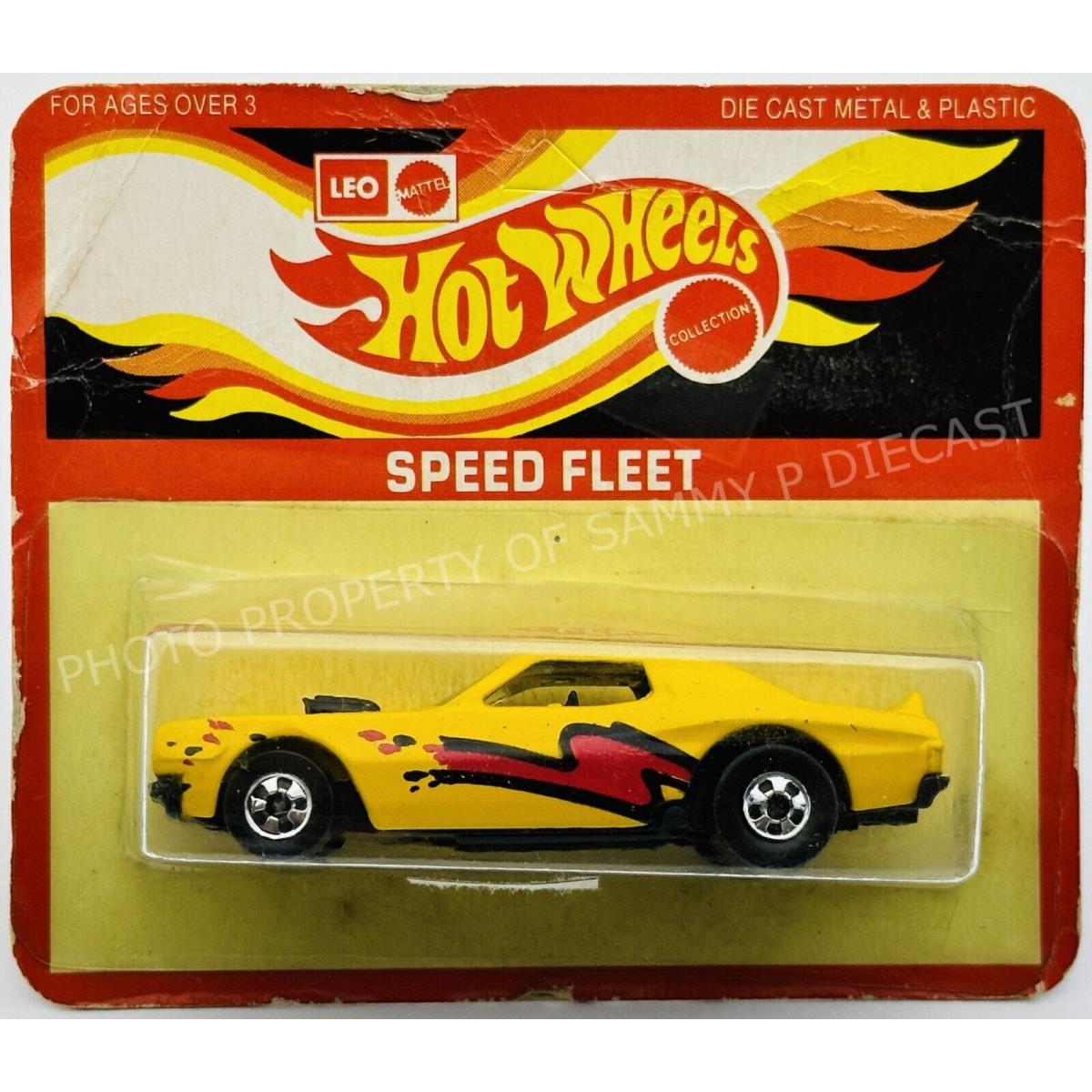 Hot Wheels Blackwall Leo India Torino Stocker Yellow Swirl Tampo in Blister