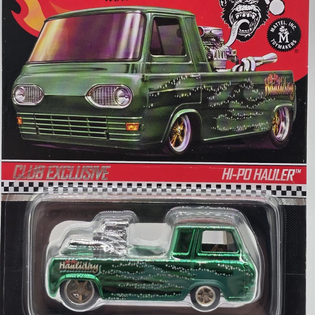 Hot Wheels Rlc Exclusive - Hi-po Hauler - 2020 Holiday Car - 15589/20000