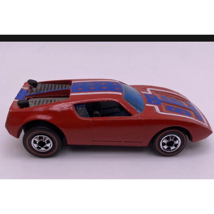 Redline Hot Wheels Car HK Flying Colors Red Warpath Red Line Mint