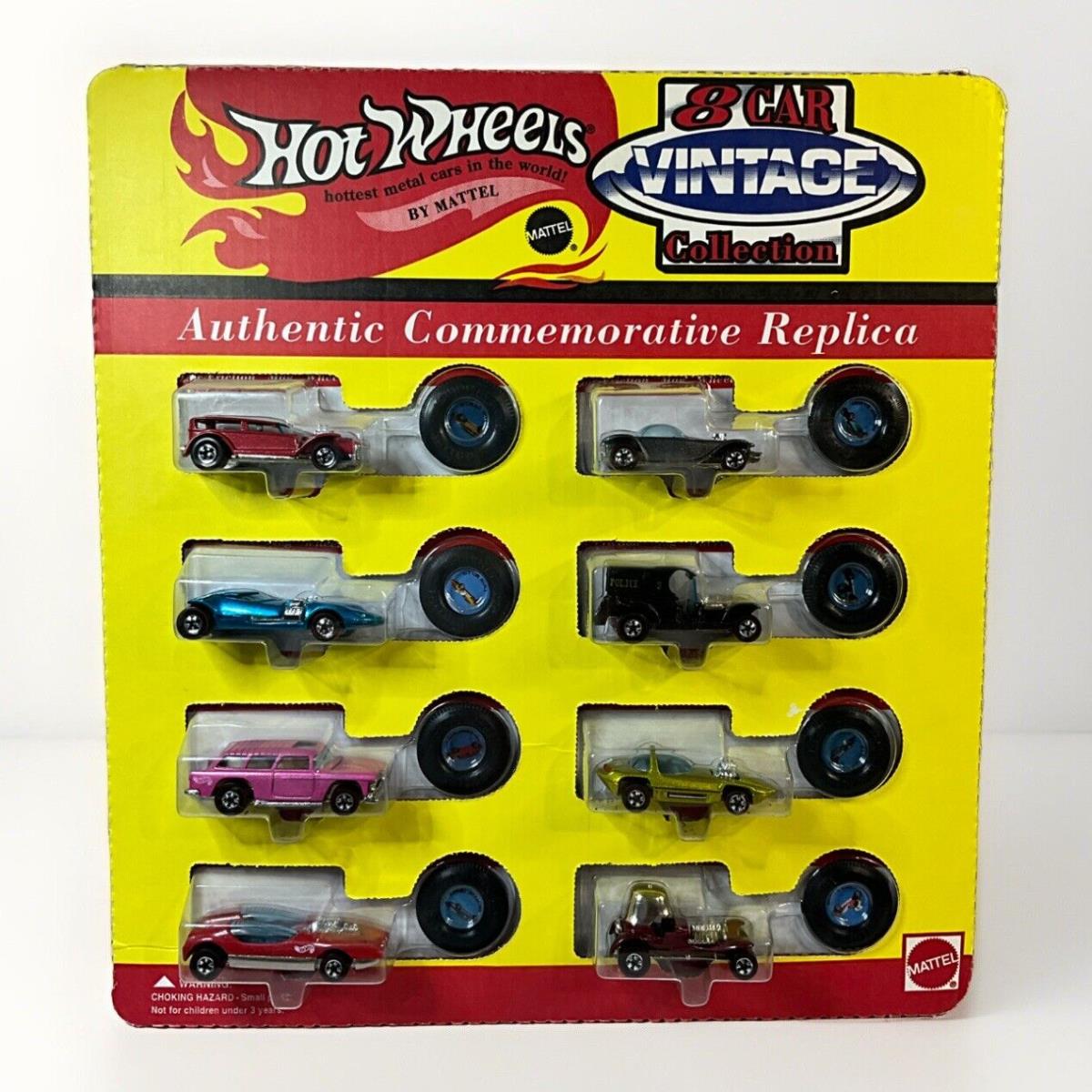 1993 Hot Wheels 8 Car Vintage Collection Commemorative Nos