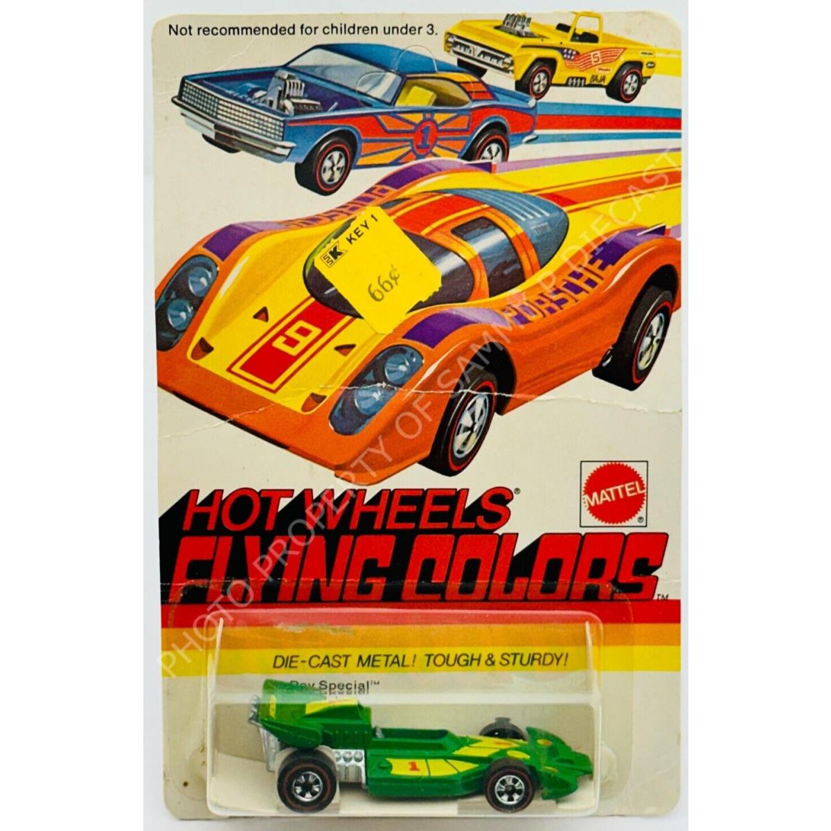 Hot Wheels Redline EL Rey Special Green Enamel Flying Colors in Blisterpack