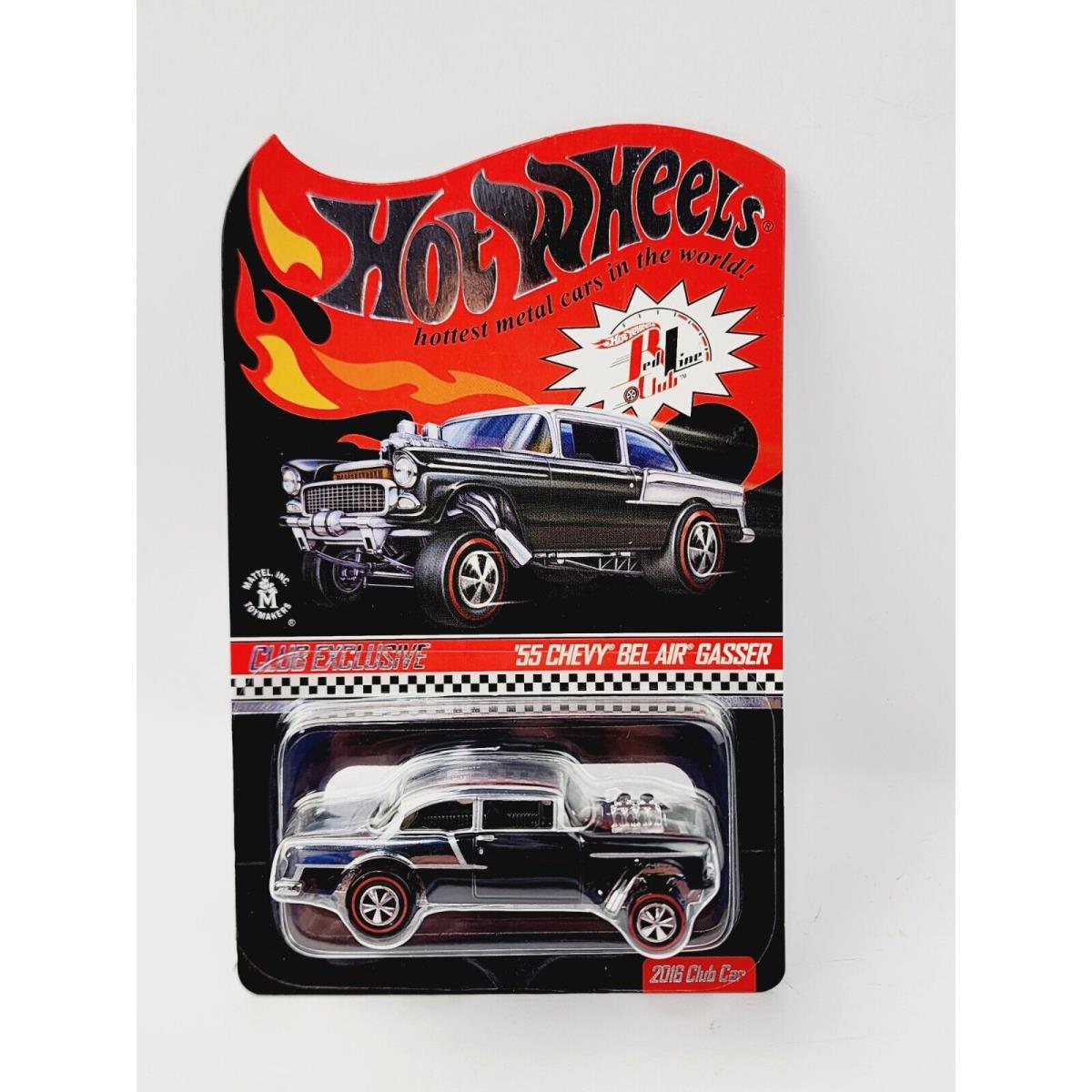 Hot Wheels Rlc Exclusive `55 Chevy Bel Air Gasser Black 307 Very Nice JJ141