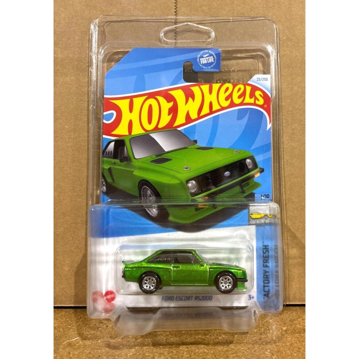 Hot Wheels Ford Escort RS2000 Green Treasure Hunt