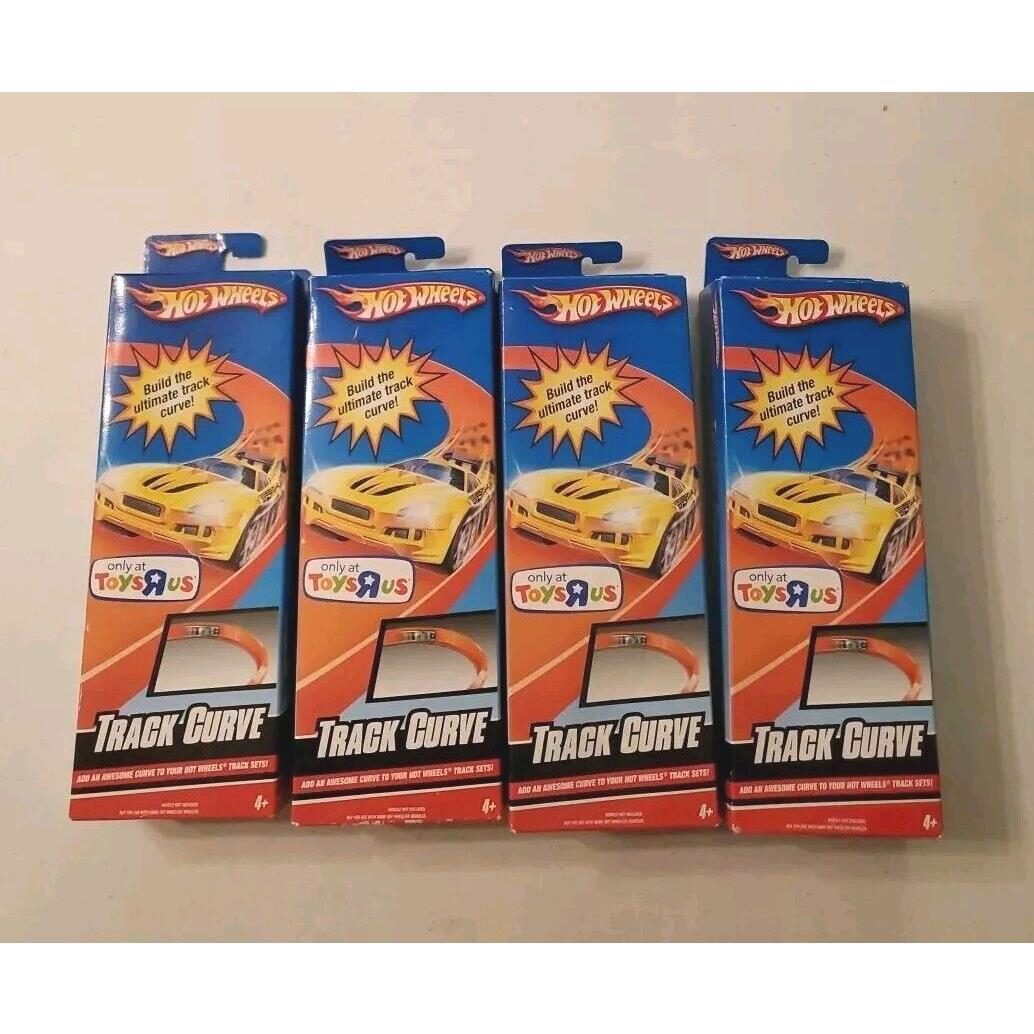 4 Hot Wheels Build Your Own Track Track Curve Toys R Us Exclusive 2007. B9