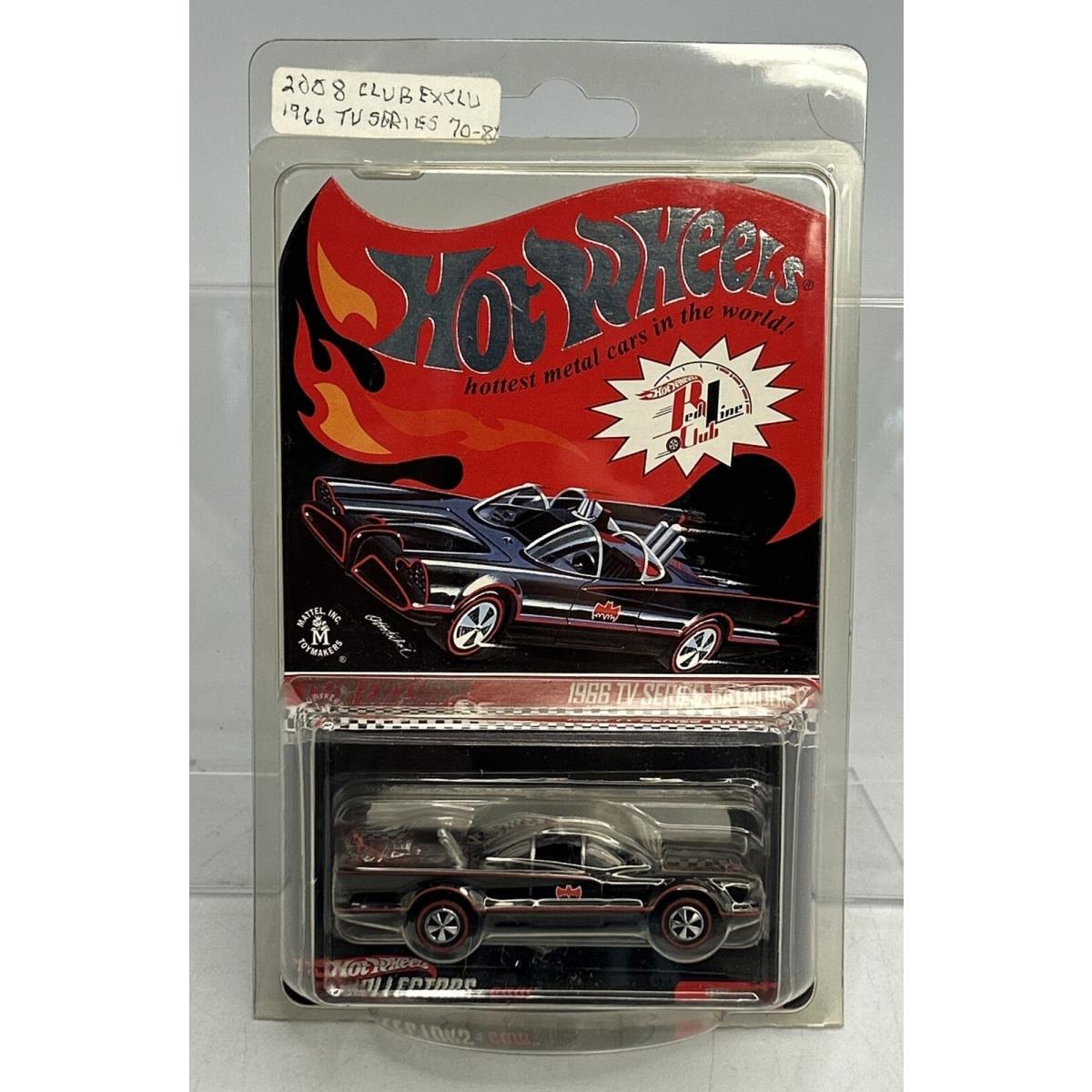 2008 Hot Wheels Red Line Club Exclusive 1966 TV Series Batmobile