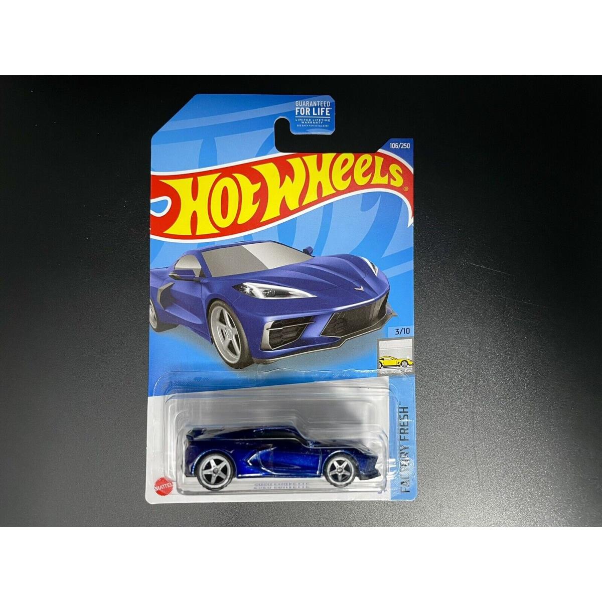 Hot Wheels 2022 Super Treasure Hunt Car 2020 Corvette Blue Factory Fresh Sth