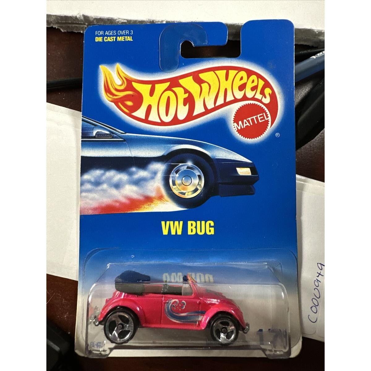 Hot Wheels VW 1988 Red Convertible Collector 171