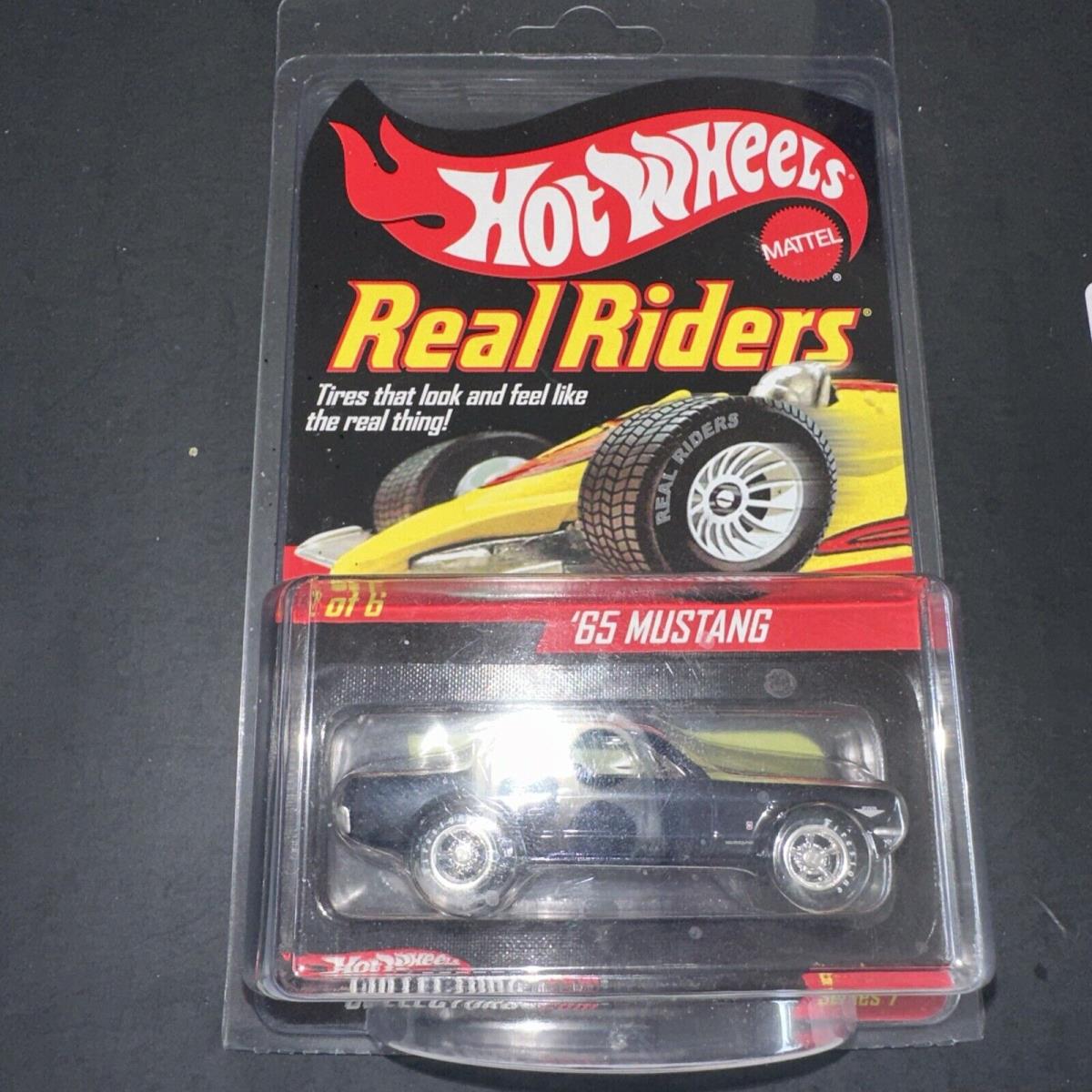 2007 Hot Wheels Rlc Real Riders `65 Mustang Black Series 7 1188/10000