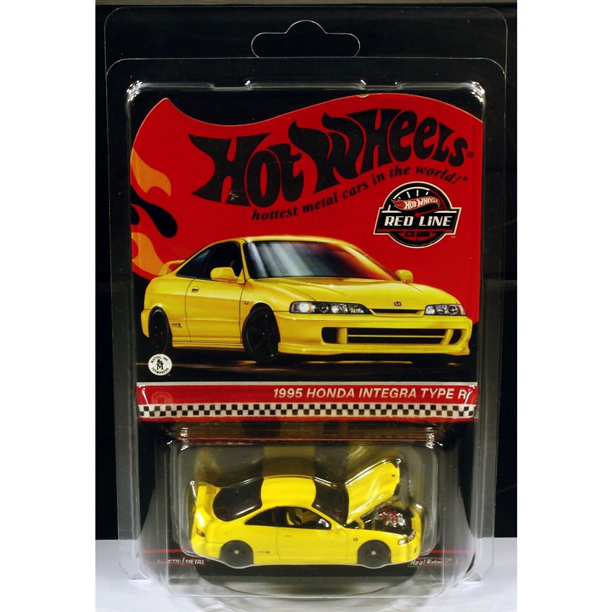 Hot Wheels 2023 Rlc Exclusive Yellow 1995 Honda Integra Type-r