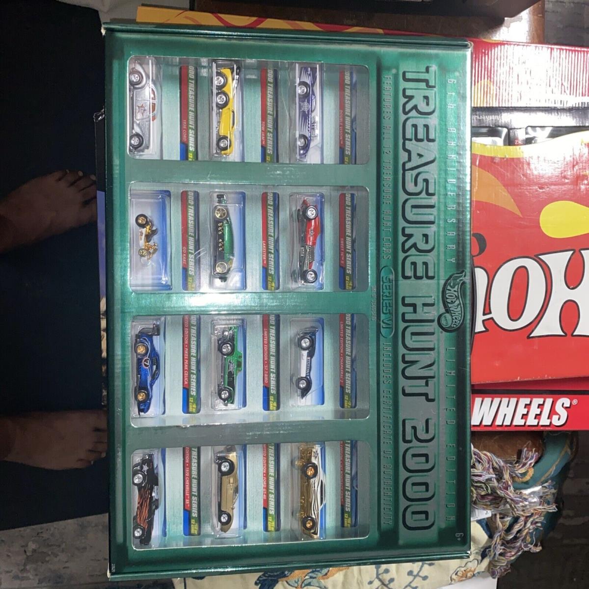 New- Hot Wheels Jcpenney Treasure Hunt 2000 Car Collection Complete Series VI