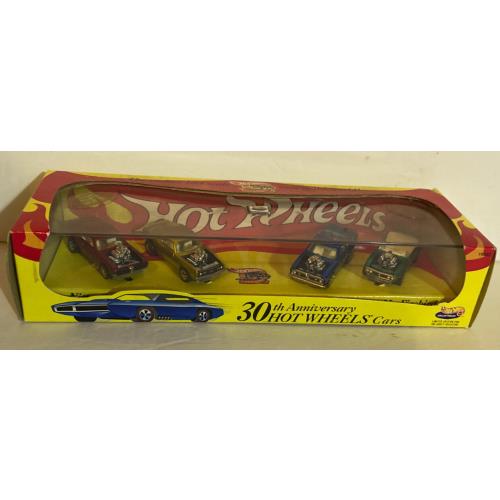 1998 Hot Wheels 30th Anniversary Redlines 4 Car Set Limited Edition