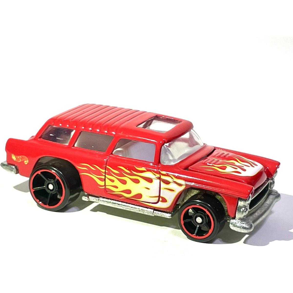 Hot Wheels Custom Made 1956 / 1997 Classic Nomad Red W/flames Only 1