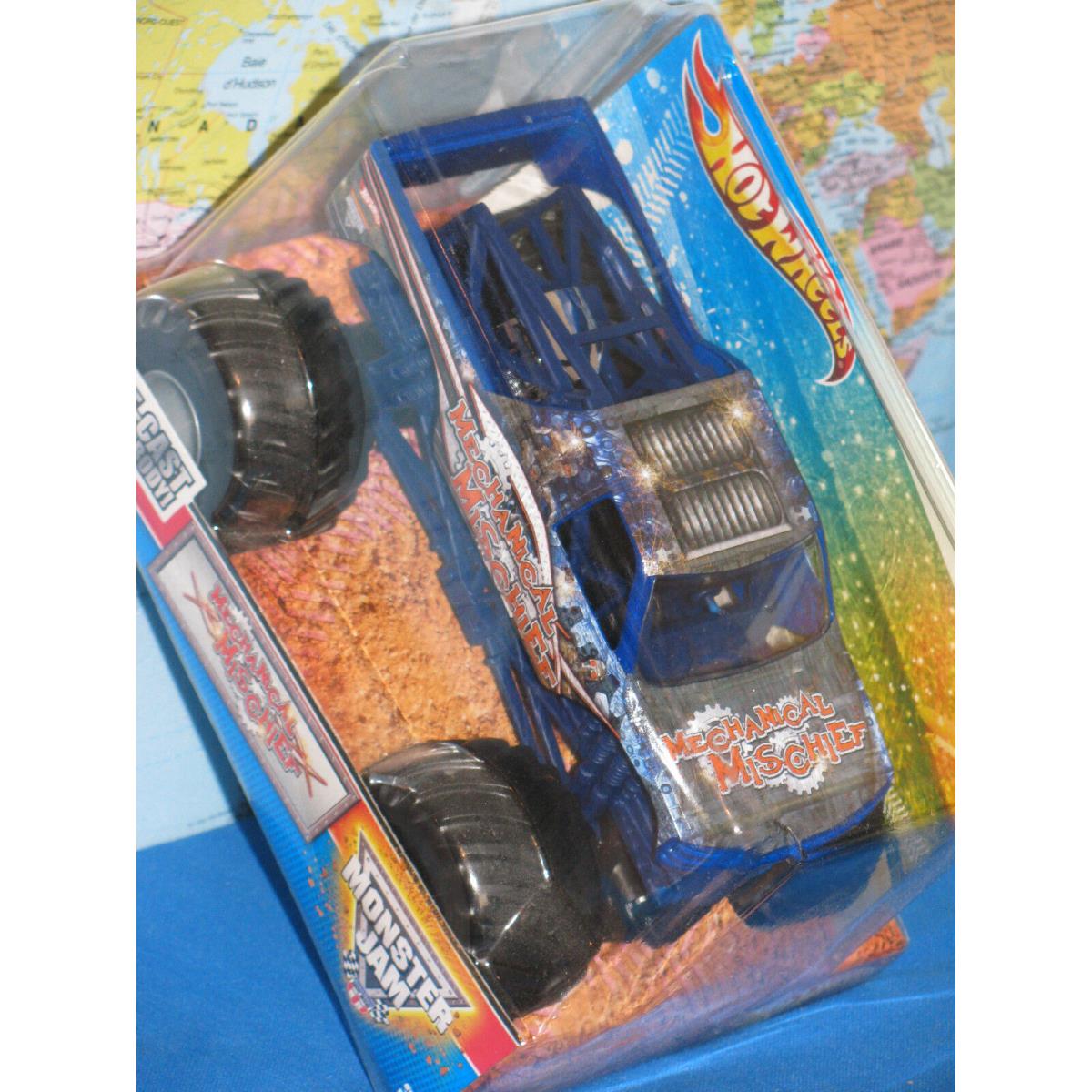 1/24 Hot Wheels Monster Jam Truck Mechanical Mischief Advance Auto Parts Rare