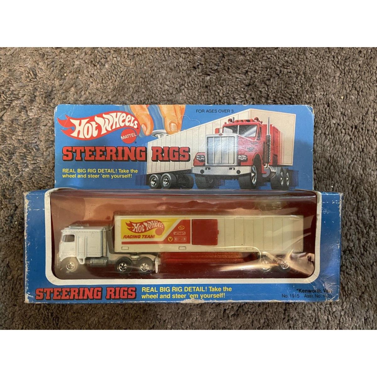 Hot Wheels `82 Issue 1915 Kenworth Van Racing Team Steering Rigs