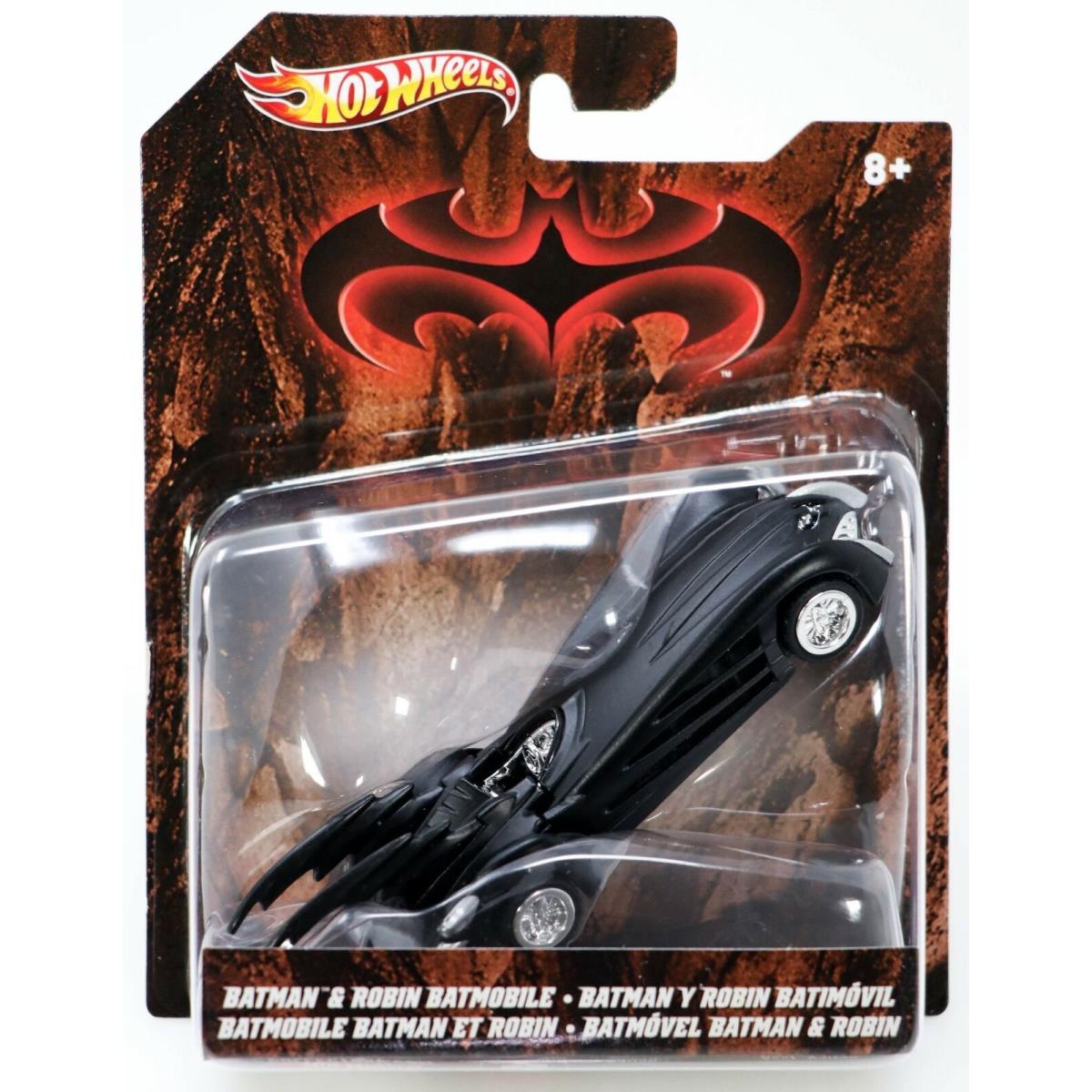 Hot Wheels Batman and Robin Batmobile X4035 Matte Black 2011