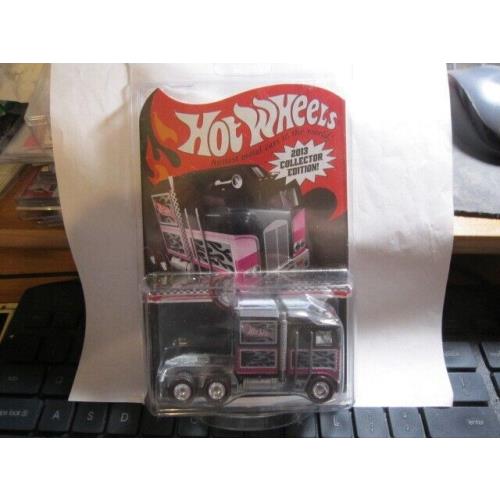 Hot Wheels Thunder Roller 2013 Collectors Edition Black/pink K-mart Mail