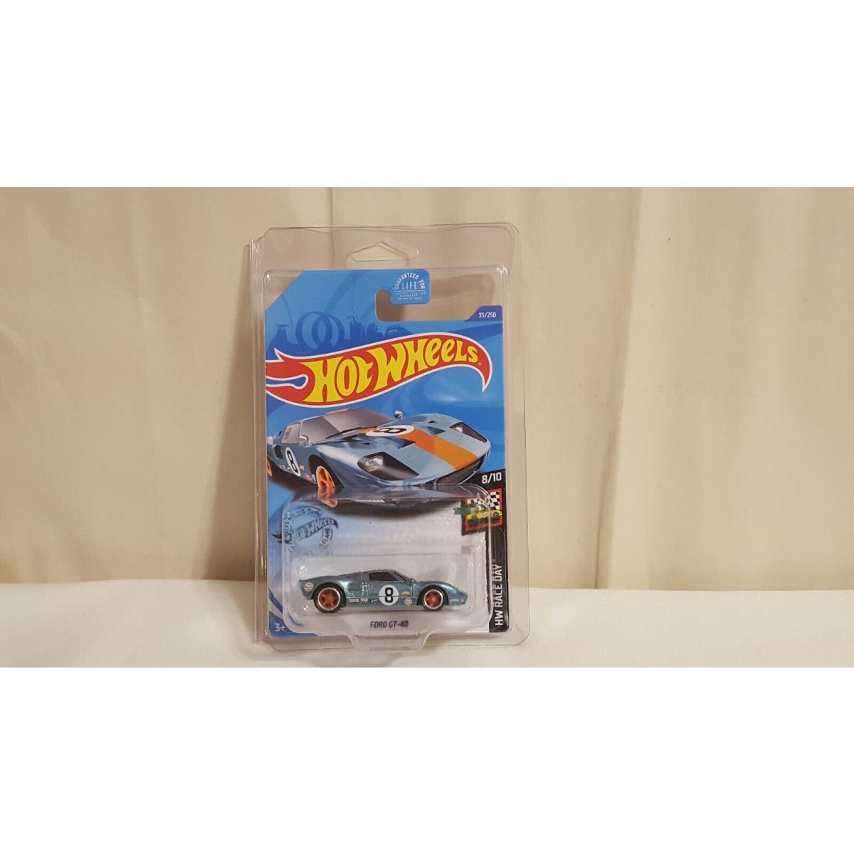 Hot Wheels 2020 Super Treasure Hunt Gulf Ford GT-40 W/protecto T-hunt