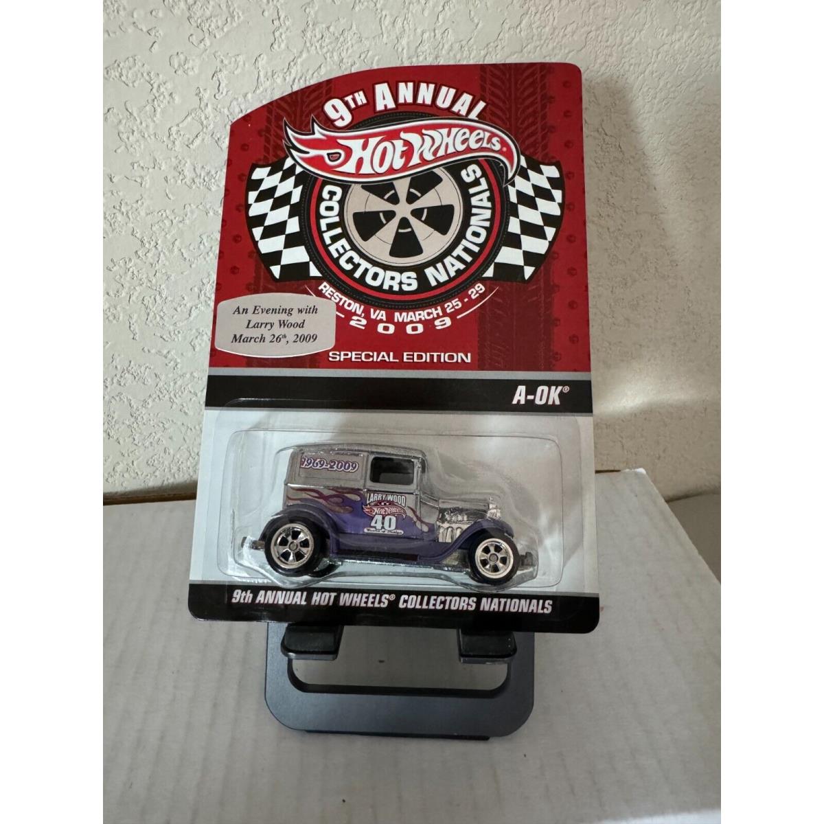 Hot Wheels 9th Annual Collectors Nationals A-ok An Evening with Larry Wood D54