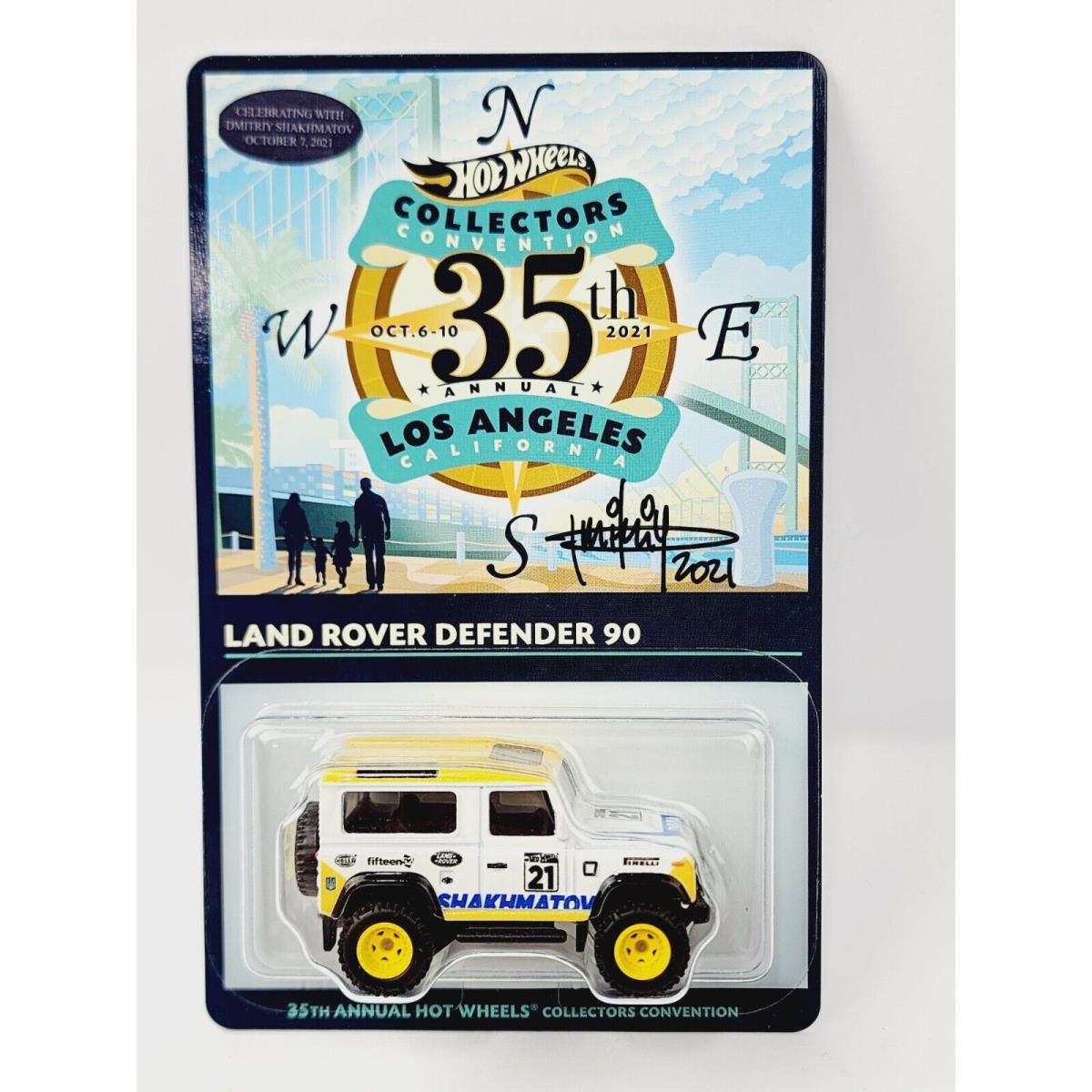 Hot Wheels 35TH Convention Land Rover Signed Dinner 278 Very Nice JJ22