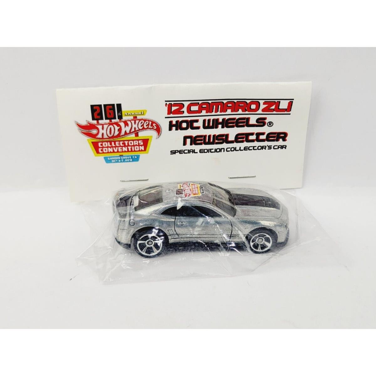 Hot Wheels 26TH Convention Sletter `12 Camaro ZL1 Zamac Very Nice WT254