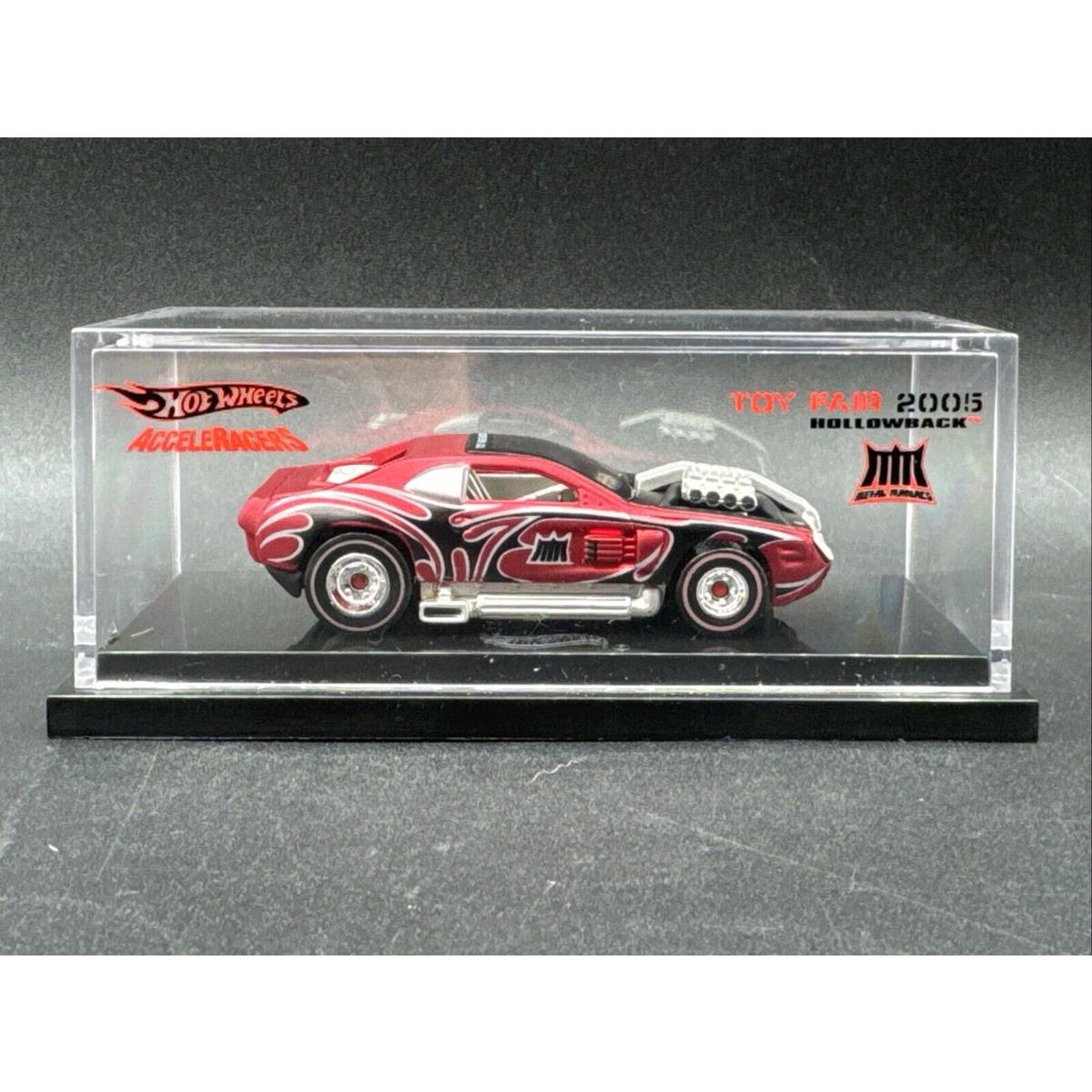 2005 Hot Wheels Red Hollowback Toy Fair Acceleracers Teku Redline Rrs Acrylic Ca