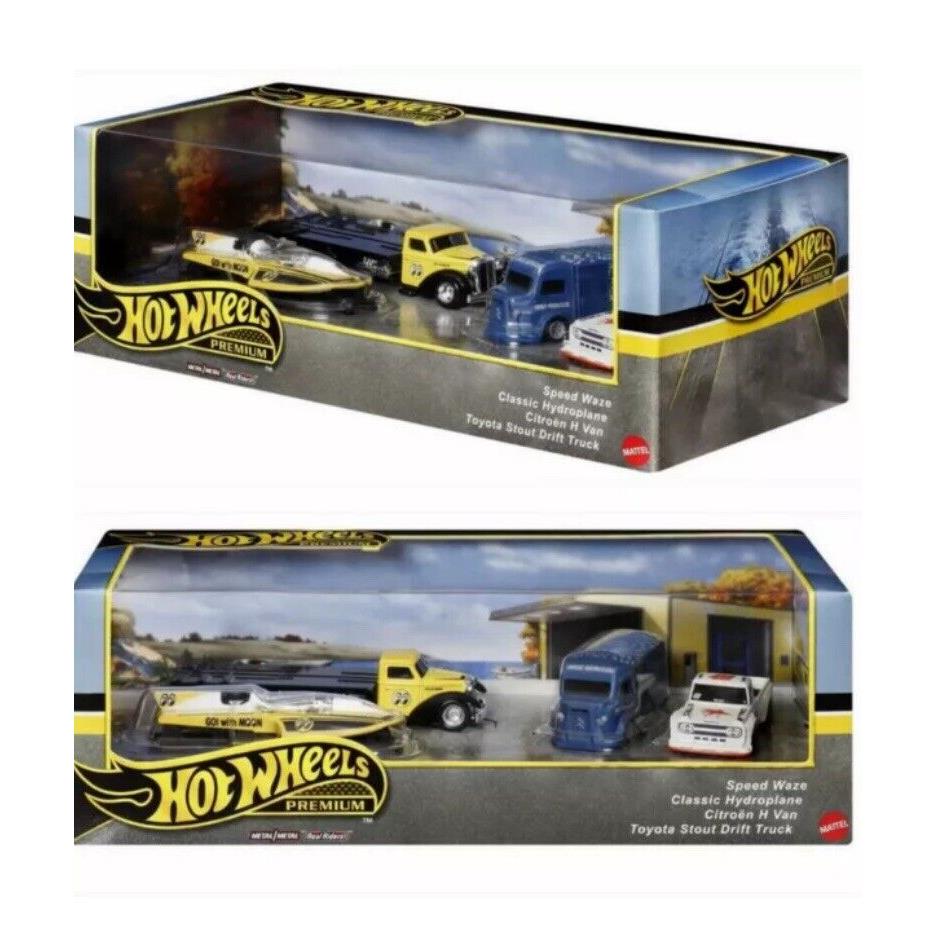 Hot Wheels Premium Diorama Mooneyes Racing Hydroplane Citro N Toyota Box Ships