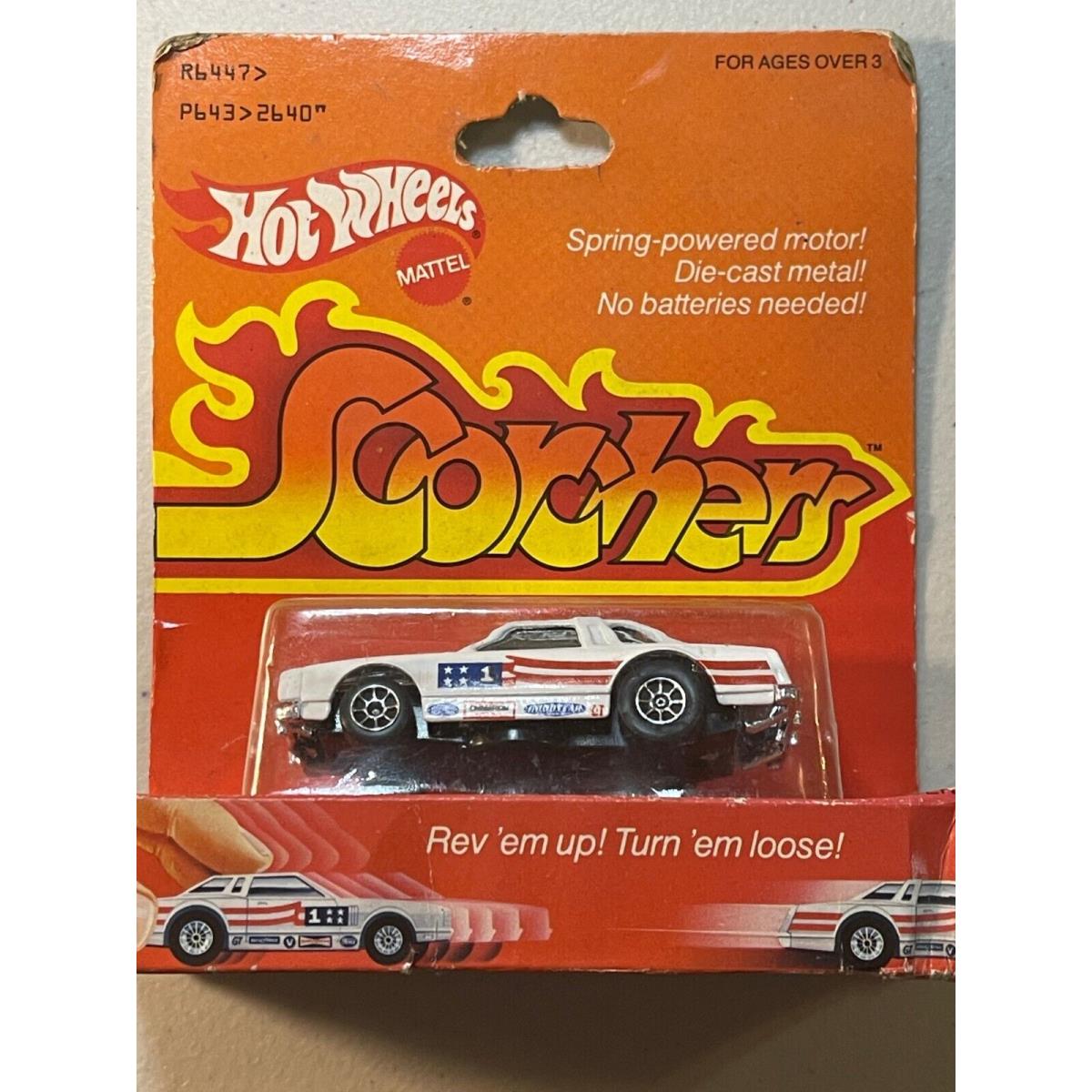 Vintage Hot Wheels Scorchers White Thunder 1 1978 Hong Kong