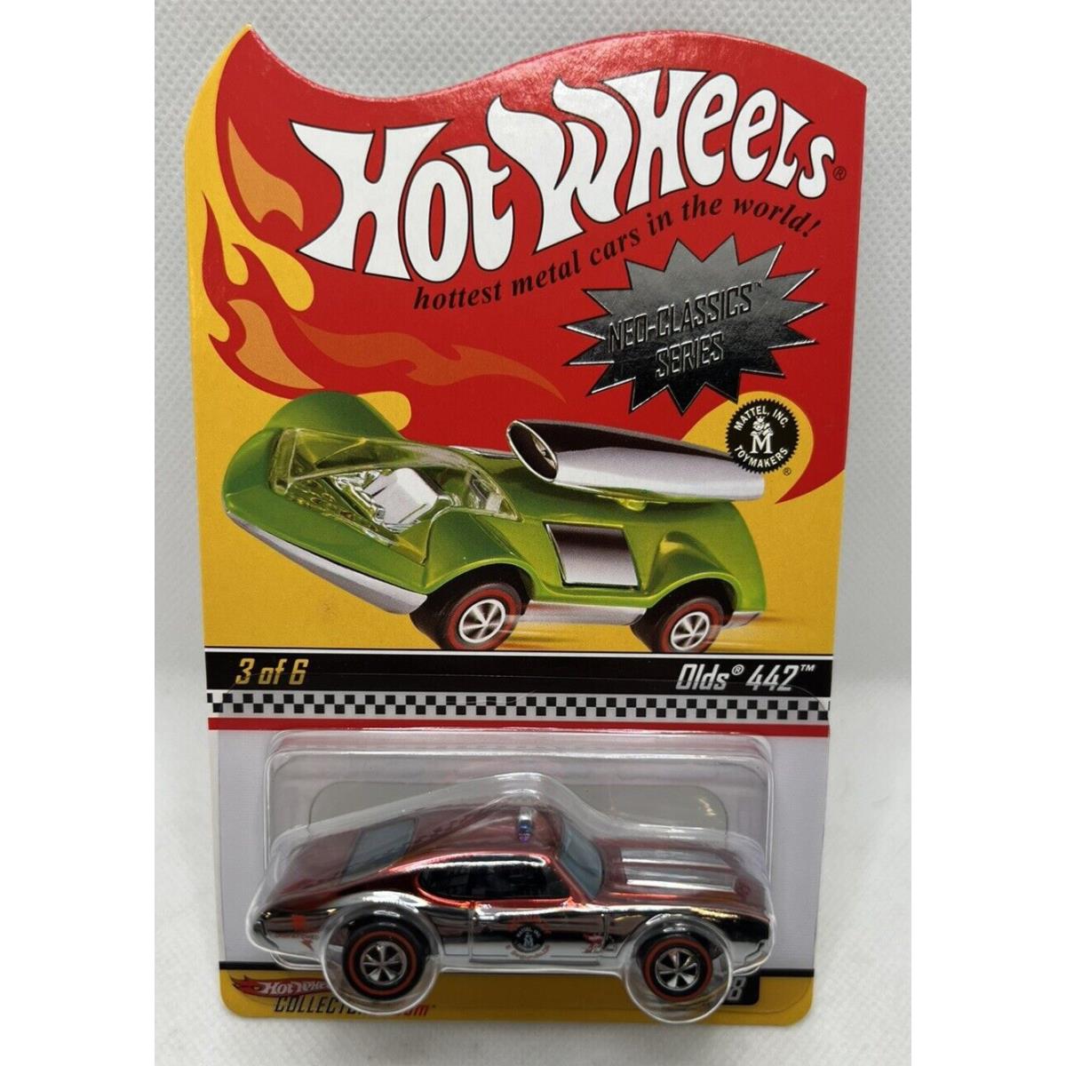 Hot Wheels Olds 442 Neo-classics Series 8 Redline 2008 Security 1284/10 000