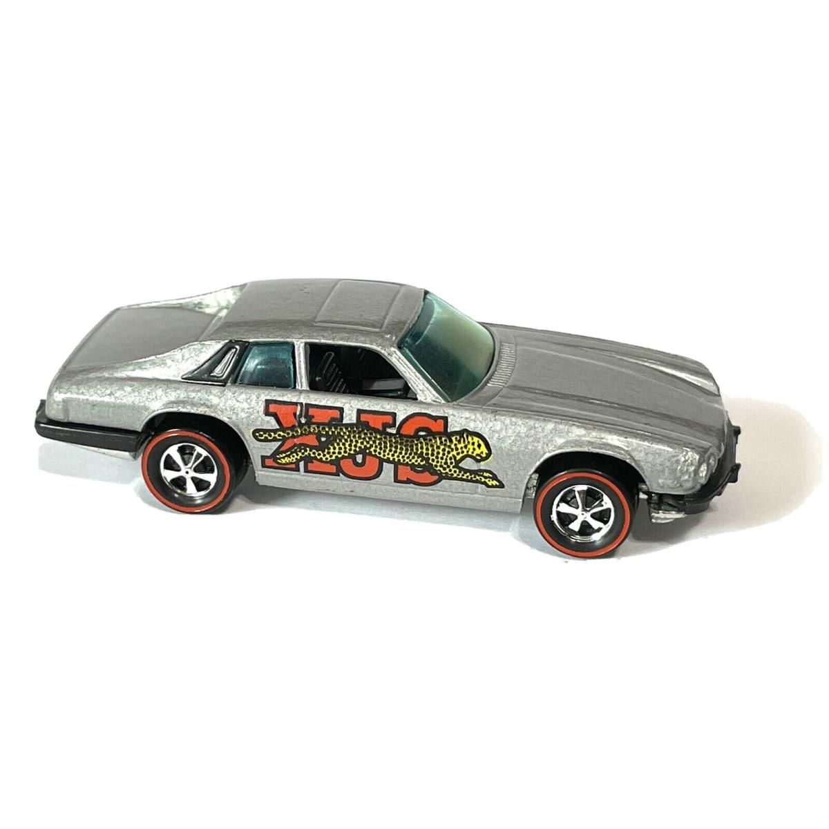 1979 Hot Wheels Jaguar Xjs Silver Custom Redline Wheels Added