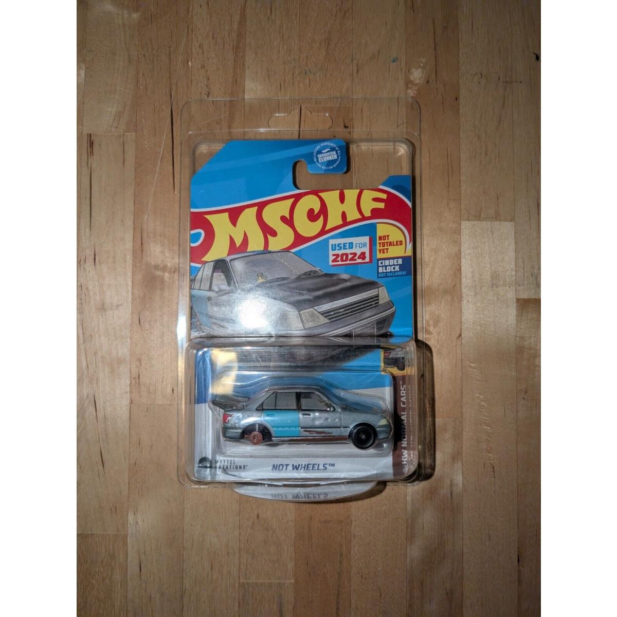 Limited Edition Hot Wheels x Mschf Not Wheels Mattel Die Cast Car