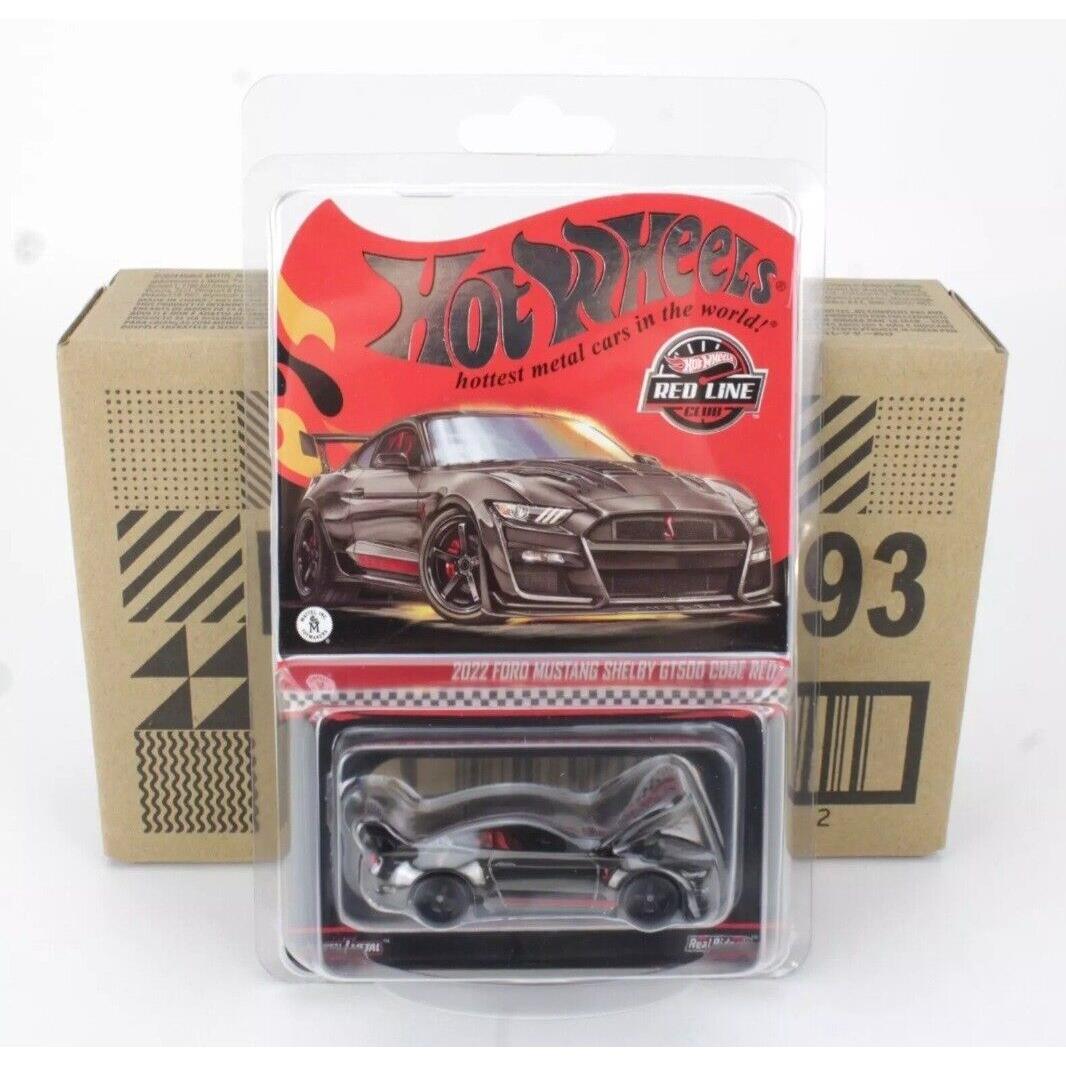 Hot Wheels Rlc Exclusive 2022 Ford Mustang Shelby GT500 Code Red In Hand