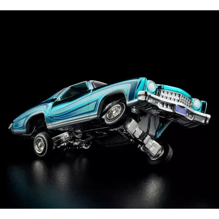 Hot Wheels Toy Car Rlc Exclusive 1975 Chevrolet Monte Carlo Lowrider Blue