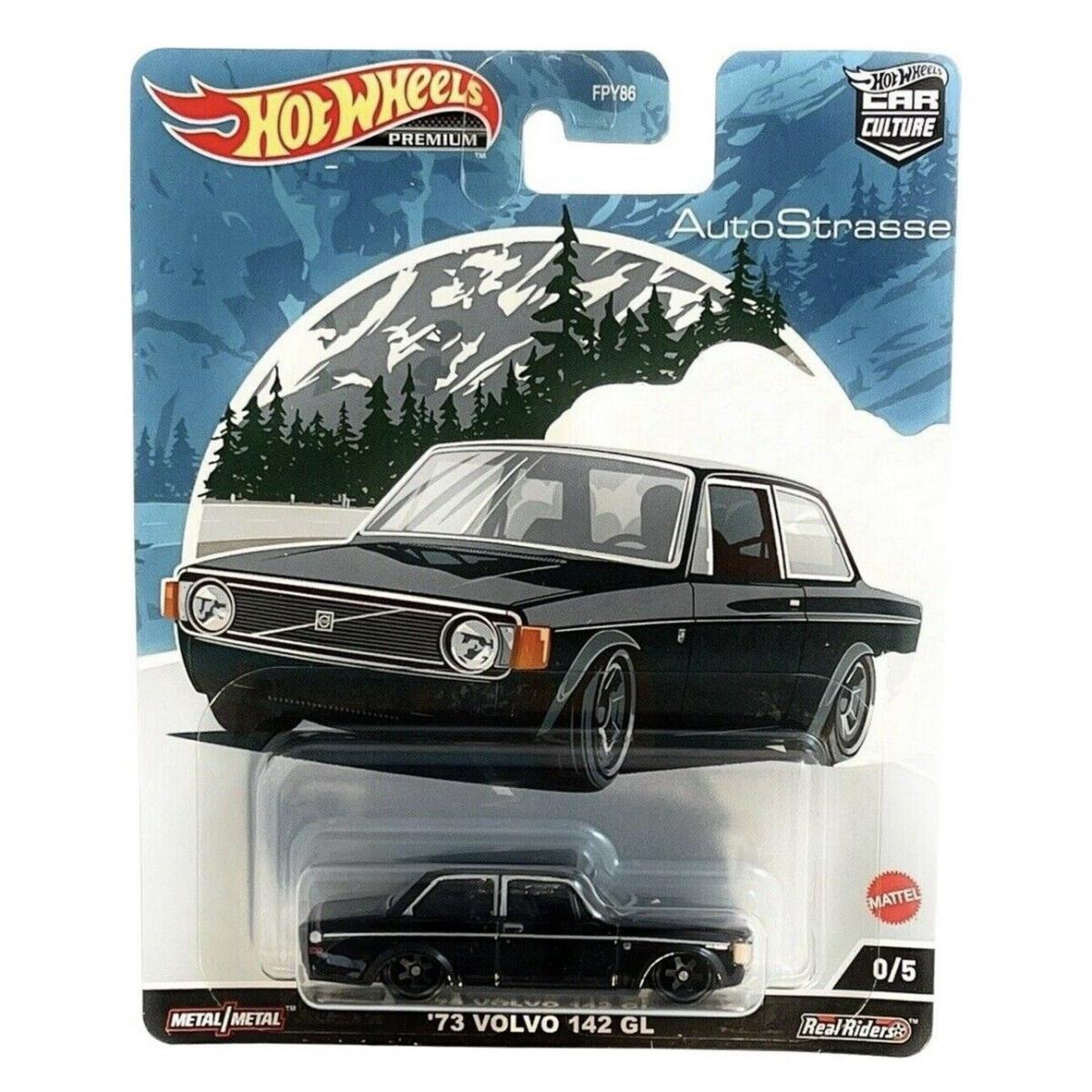 73 Volvo 142 GL Hot Wheels Premium Chase 0/5 Auto Stressed Car Culture 1:64 Vhtf