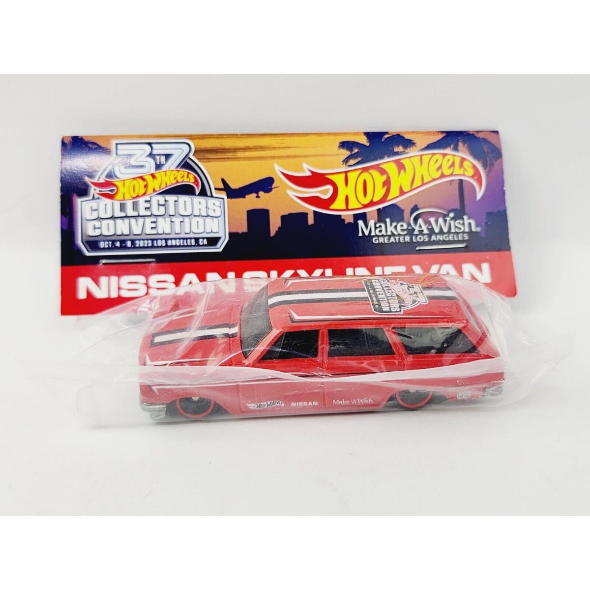 Hot Wheels 37TH Convention Nissan Skyline Van Red Very Nice WT269